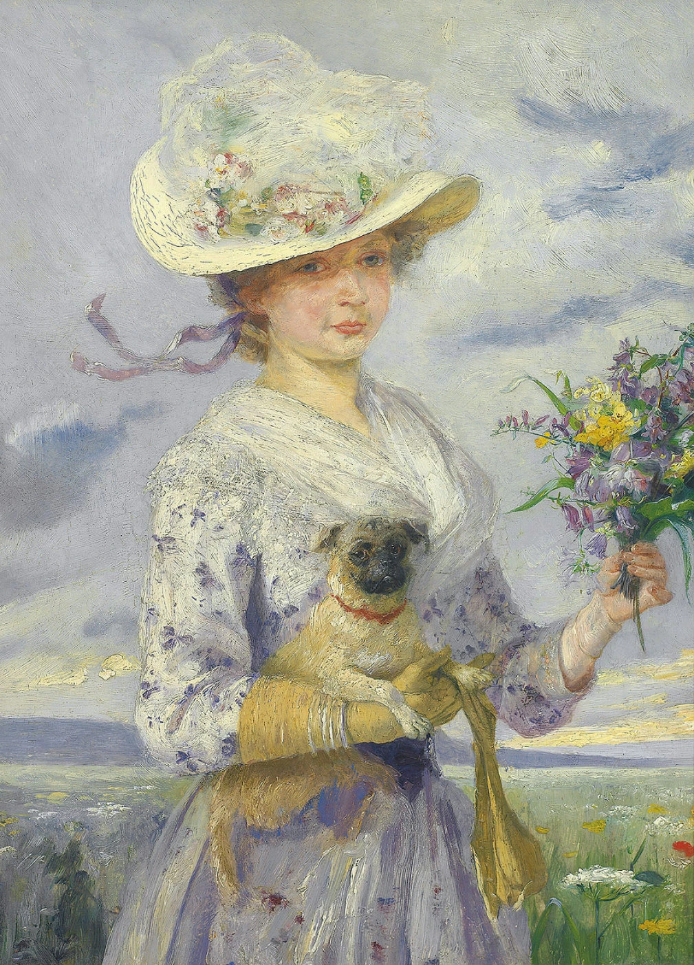 1863-Charlotte Hampel - Autoritratto